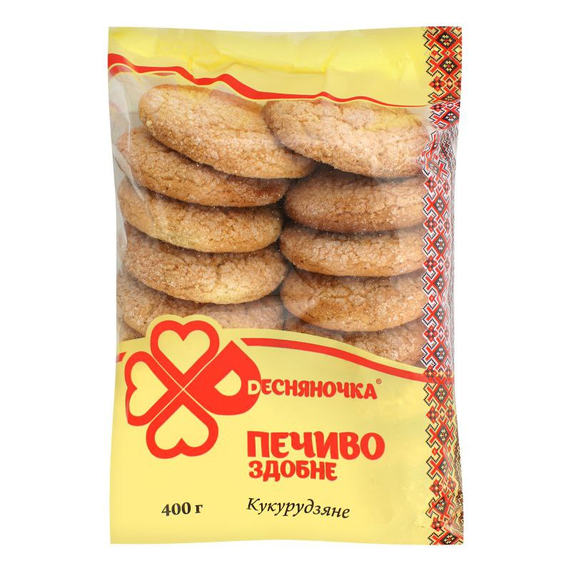 Печиво здобне Кукурудзяне Десняночка 400г